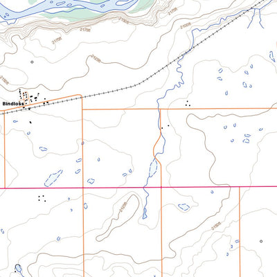 Bindloss, AB (072L16 Toporama)