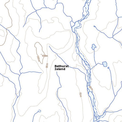 Misty River, NU (068H05 Toporama)