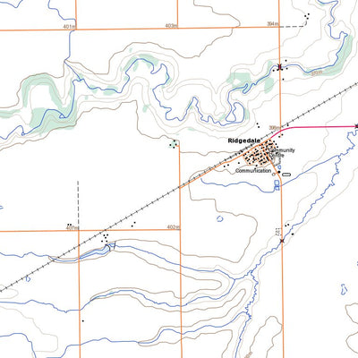 Ridgedale, SK (073H01 Toporama)