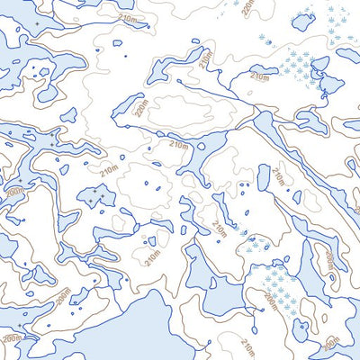 Vickery Lake, MB (064P15 Toporama)