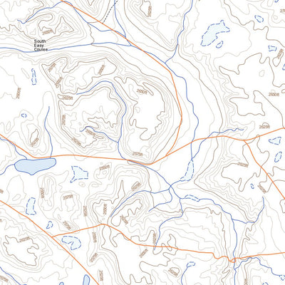 Easy Coulee, AB (072L10 Toporama)