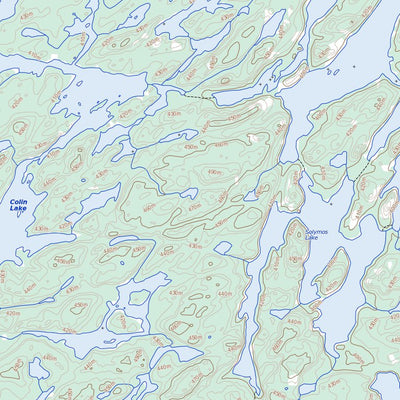 Settee Lake, SK (073P16 Toporama)