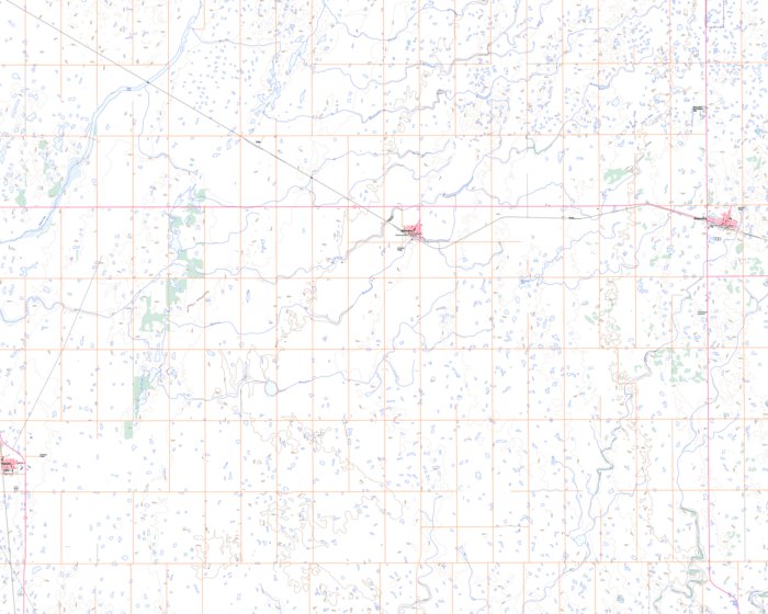 Semans, SK (072P07 Toporama) Map by Natural Resources Canada Avenza Maps