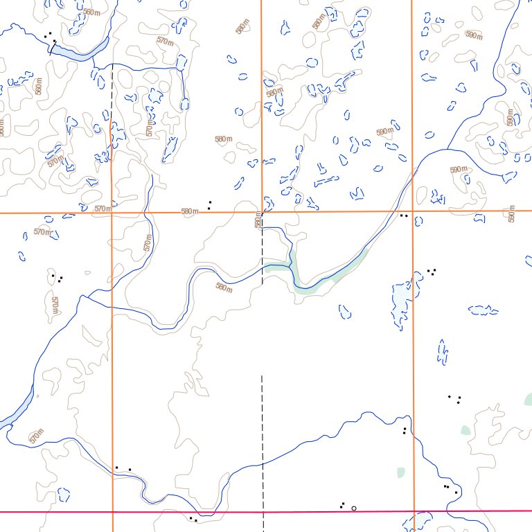 Semans, SK (072P07 Toporama) Map by Natural Resources Canada Avenza Maps