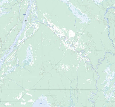 Firebag River, AB (074E11 Toporama)