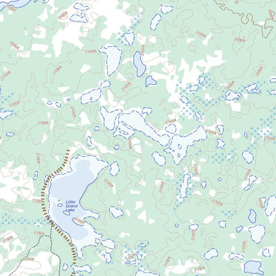 Keg Lake, SK (073G11 Toporama)