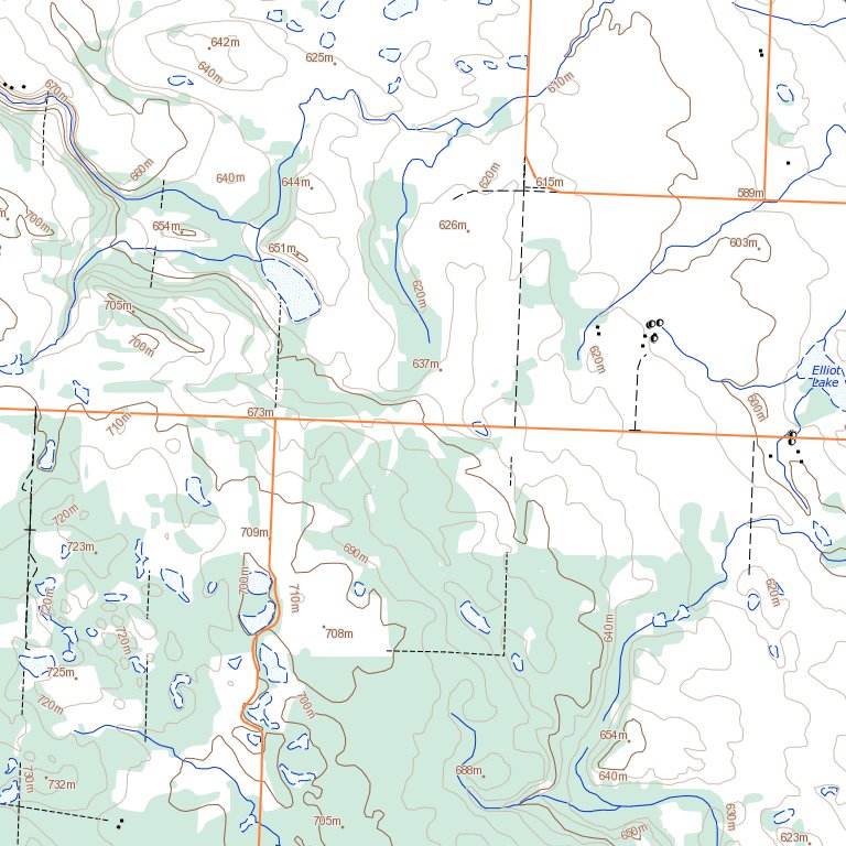 Sonningdale, SK (073B05 Toporama) Map by Natural Resources Canada ...