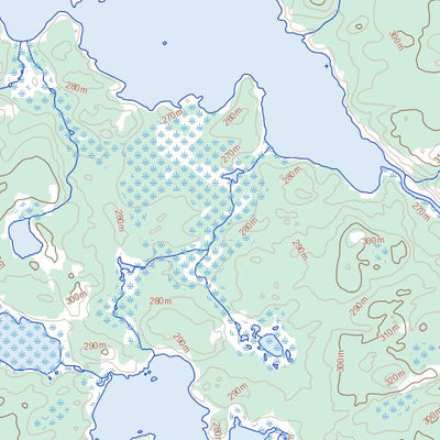 Hanging Ice Lake, NT (075D02 Toporama)