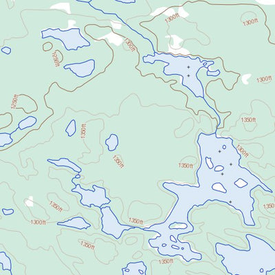Gagnon Lake, NT (075E16 Toporama)