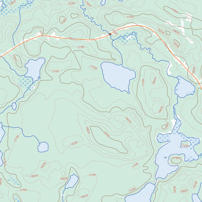 Vermette Lake, SK (073N11 Toporama)