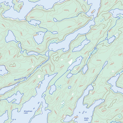 Black Bear Island Lake, SK (073P12 Toporama)
