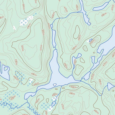 Dobbin Lake, SK (074A10 Toporama)