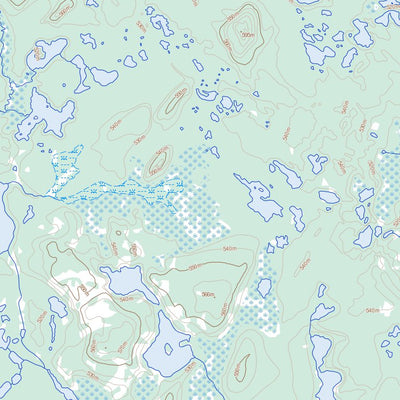 Warnes Lake, SK (074G06 Toporama)