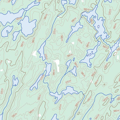 Barnett Lake, SK (074A06 Toporama)