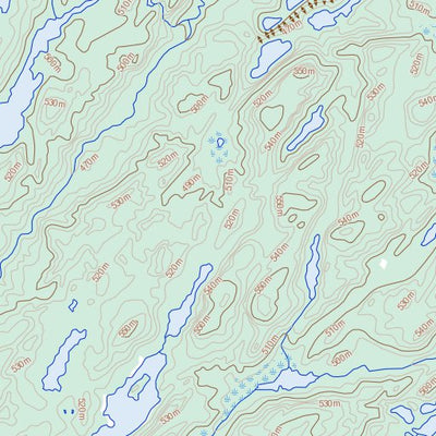 Pendleton Lake (074A15 Toporama)