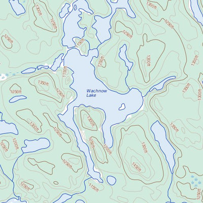 Thainka Lake, NT (074N13 Toporama)