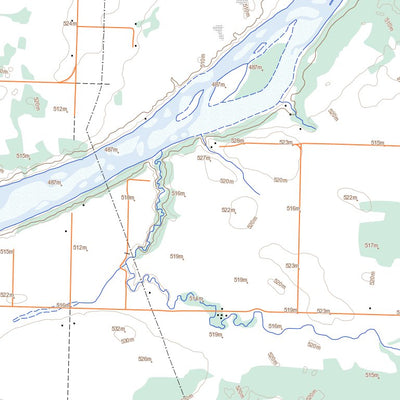 Indi Lake, SK (072O10 Toporama)