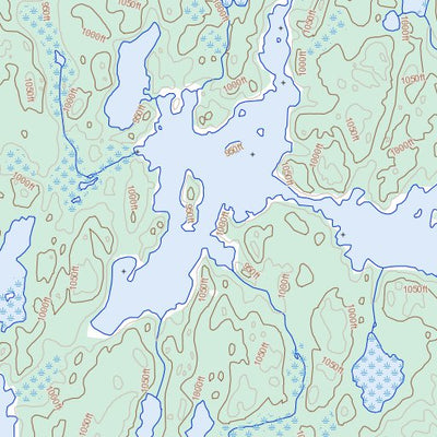 Cornwall Lake, AB (074M10 Toporama)