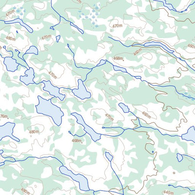 Starfish Lake, NT (076D05 Toporama)