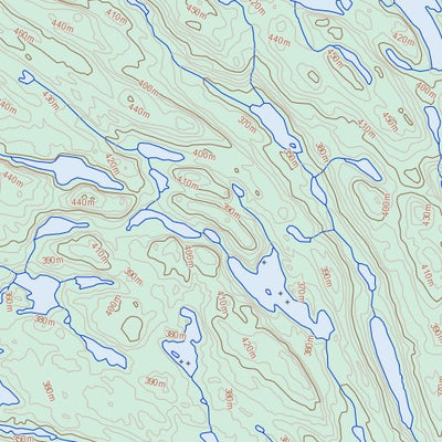 Clut Lakes, SK (074P05 Toporama)