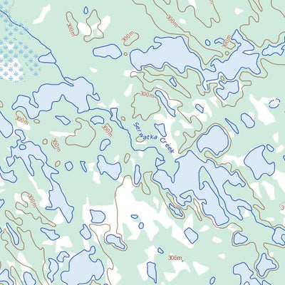 Silverthorn Lake, SK (074K14 Toporama)