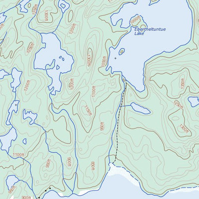 Thluicho Lake, SK (074N11 Toporama)