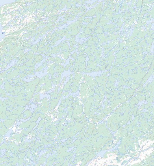 Pikes Portage, NT (075K10 Toporama) Map by Natural Resources