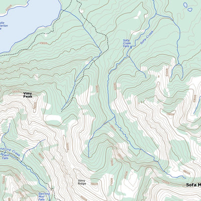 Waterton Lakes, AB (082H04 Toporama)