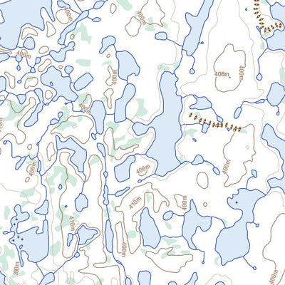 Ptarmigan Lake, NT (075O11 Toporama)