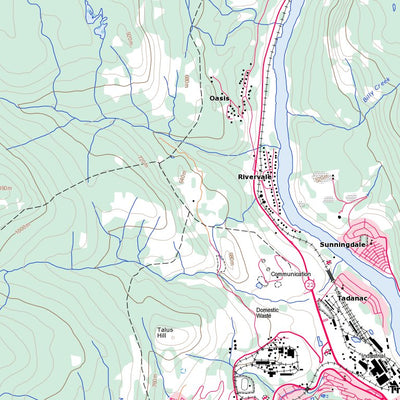 Trail, BC (082F04 Toporama)