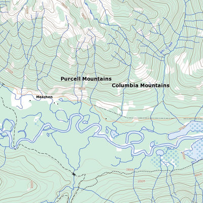 St. Mary Lake, BC (082F09 Toporama)