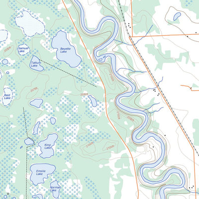 Flatbush, AB (083J09 Toporama)