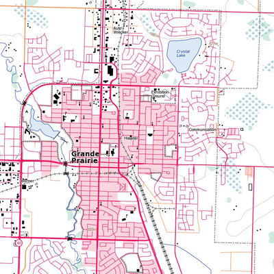 Grande Prairie, AB (083M02 Toporama)