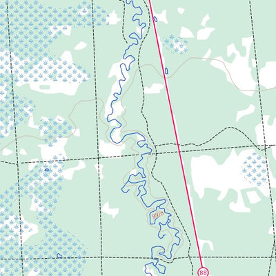 Tall Cree 173A, AB (084J04 Toporama)