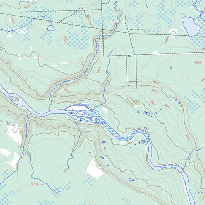 Bad Rapids, AB (084G02 Toporama)