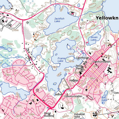 Yellowknife Bay, NT (085J08 Toporama)