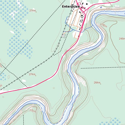 Escarpment Lake, NT (085C09 Toporama)