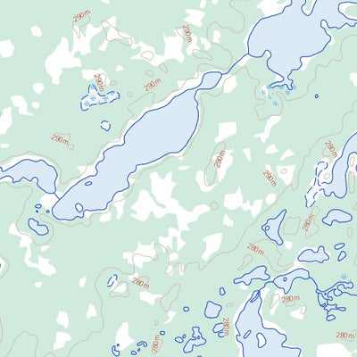 Lac Tempier, NT (085M09 Toporama)