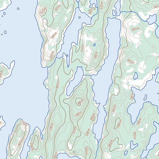 Norris Lake, NT (086B05 Toporama) Map by Natural Resources Canada ...