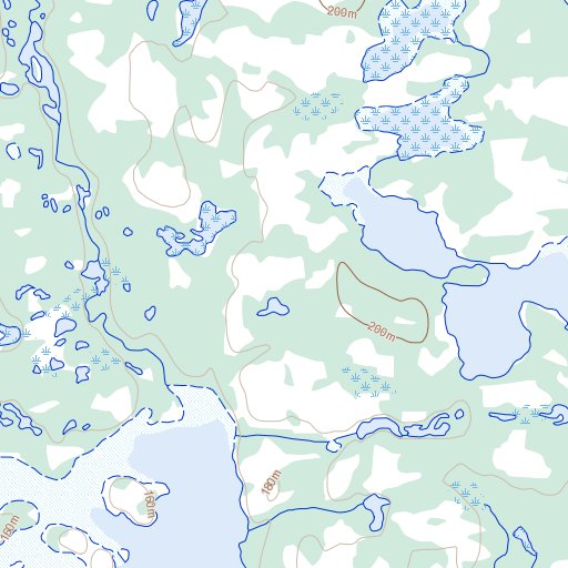 Pauline Lake, NT (085I03 Toporama) Map by Natural Resources Canada ...