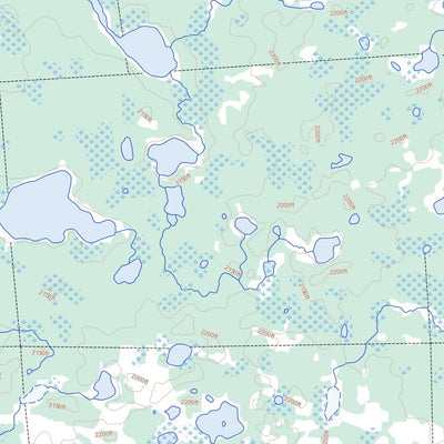 Mistehae Lake, AB (083O16 Toporama)