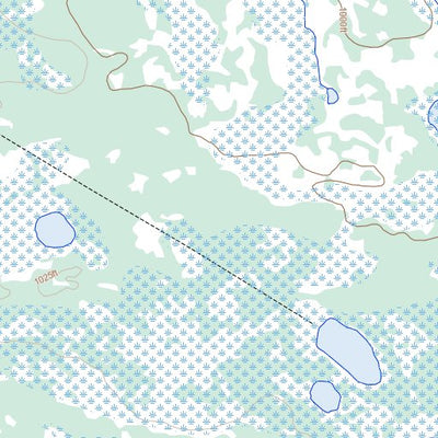 Redknife Lakes, NT (085D13 Toporama)