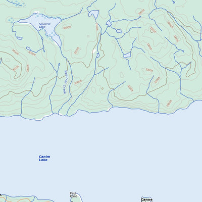 Canim Lake (092P15 Toporama)