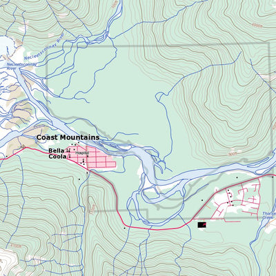 Bella Coola, BC (093D07 Toporama)