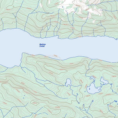 Belize Inlet (092M03 Toporama)