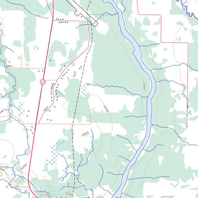 Fort St. James, BC (093K08 Toporama)