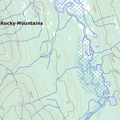 Yedhe Creek, BC (094K12 Toporama)