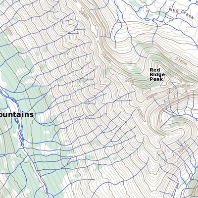 Wokkpash Lake, BC (094K07 Toporama)