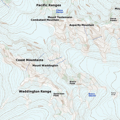 Mount Waddington (092N06 Toporama)