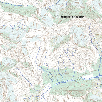 Razorback Mountain (092N10 Toporama)